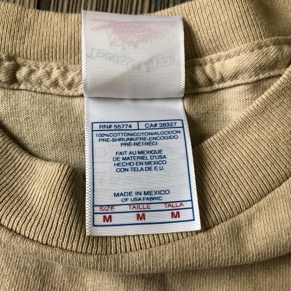 HOT Springs Rally Arkansas Tan Medium Tee Shirt - Picture 6 of 6